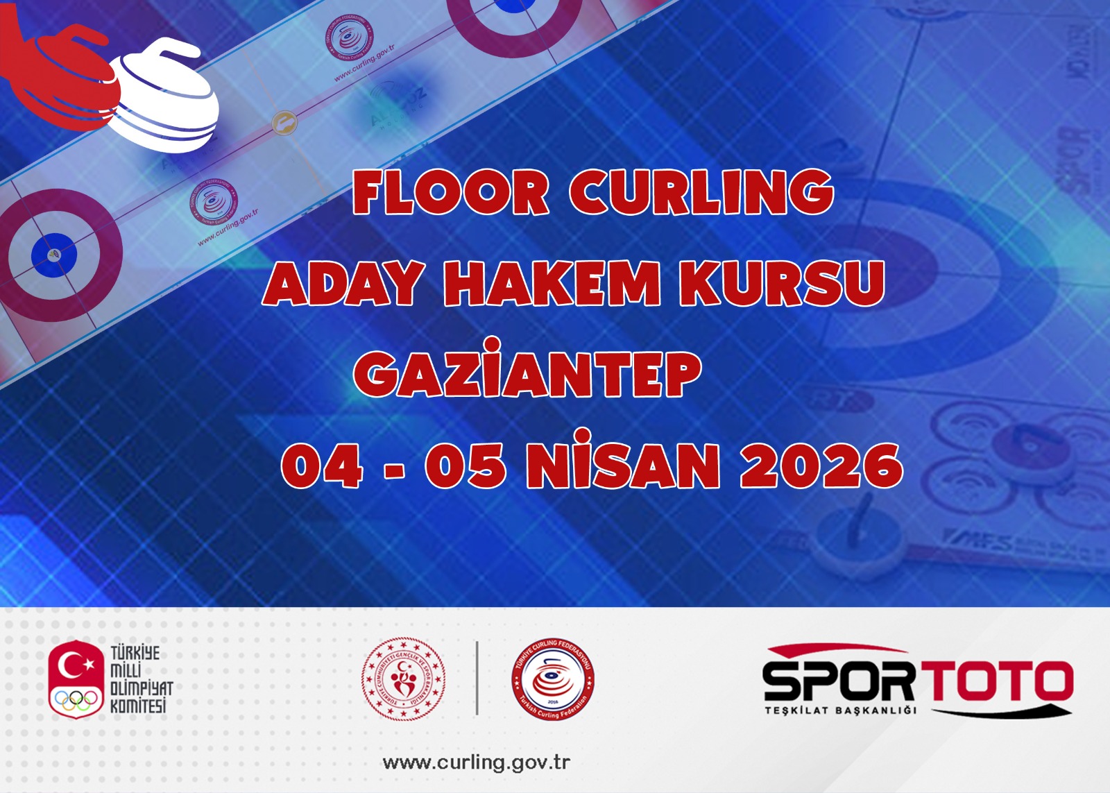 Floor Curling Aday Hakem Kursu - Gaziantep...