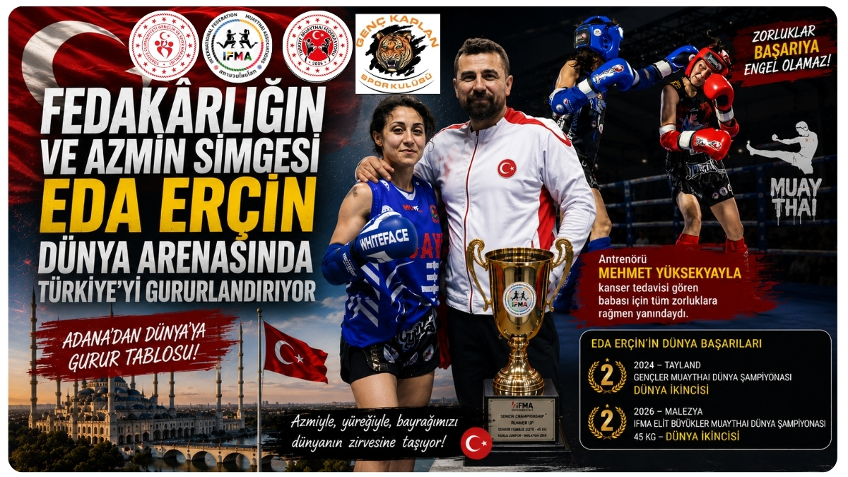 Fedakârlığın Ve Azmin Simgesi Eda Erçin Dünya Arenasında Türkiye'yi Gururlandırıyor