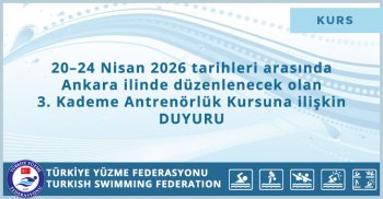 3. KADEME ANTRENÖRLÜK KURS DUYURUSU