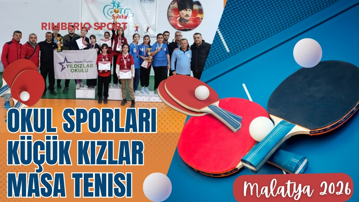Okul Sporları Küçük Kızlar Masa Tenisi İl Birinciliği Tamamlandı