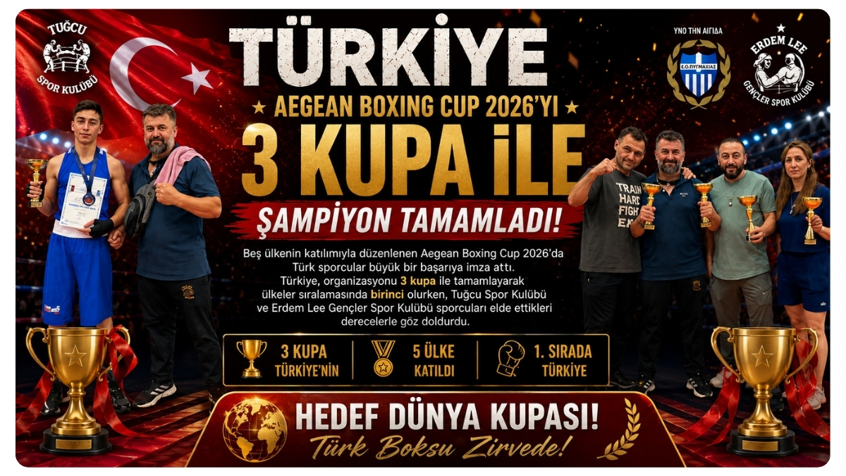 Türkiye, Aegean Boxing Cup 2026'Yı 3 Kupa İle Şampiyon Tamamladı