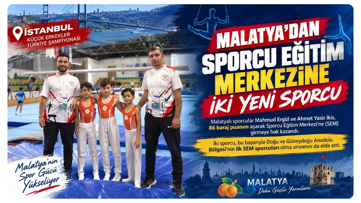Malatya’dan Sporcu Eğitim Merkezine İki Yeni Sporcu