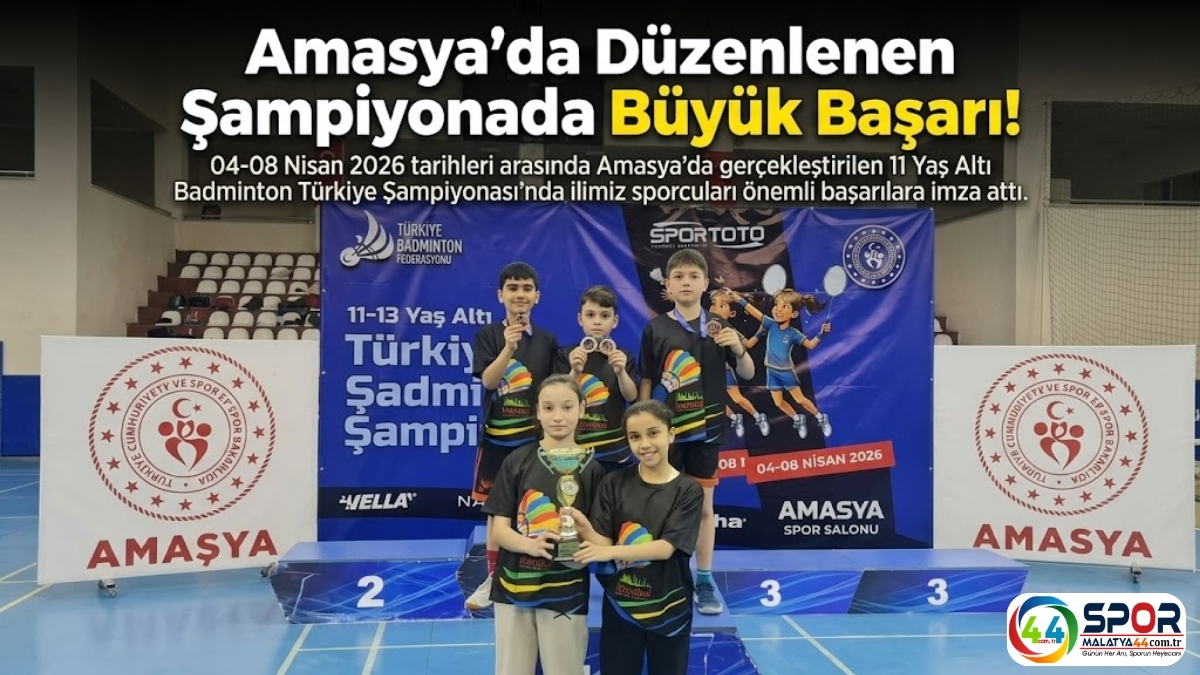 Amasya’da Düzenlenen Şampiyonada Büyük Başarı!