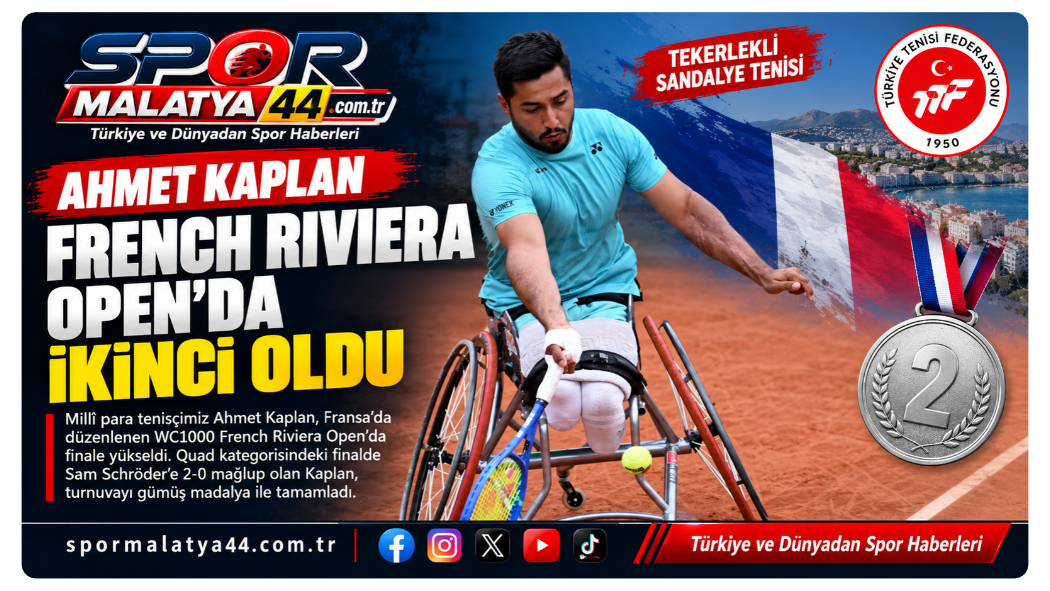 Ahmet Kaplan, French Riviera Open’da İkinci Oldu