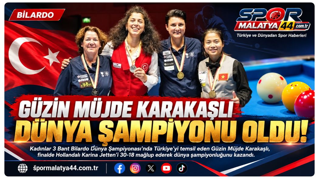 Güzin Müjde Karakaşlı Dünya Şampiyonu Oldu!