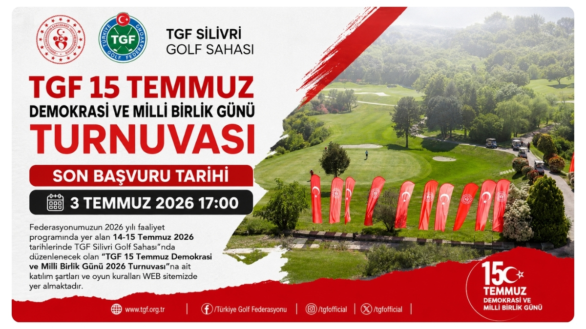 TGF 15 Temmuz Demokrasi Ve Milli Birlik Günü Turnuvası İçin Başvurular Devam Ediyor