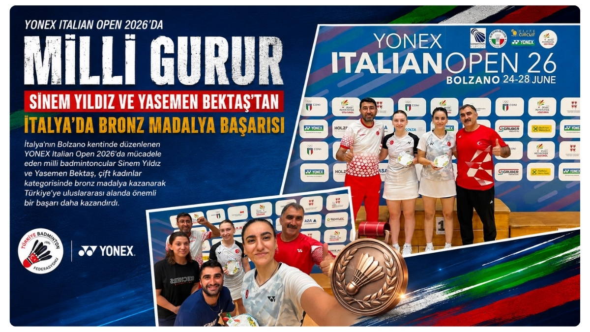 Sinem Yıldız Ve Yasemen Bektaş'tan İtalya'da Bronz Madalya Başarısı