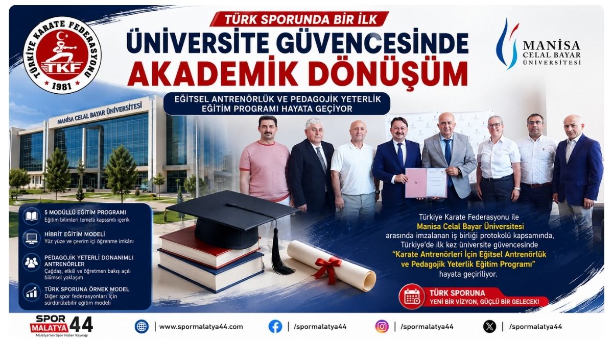 Türkiye Karate Federasyonu'ndan Türk Sporunda Bir İlk: Üniversite Güvencesinde Eğitsel Antrenörlük Programı Başlıyor