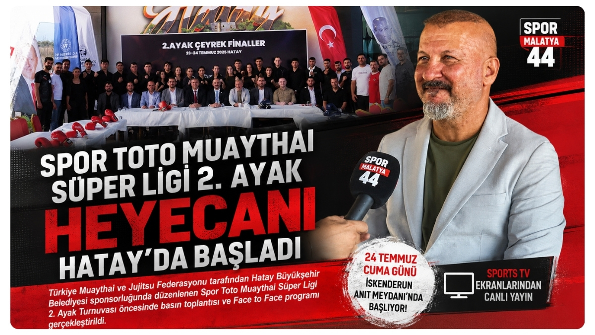 Spor Toto Muaythai Süper Ligi 2. Ayak Heyecanı Hatay'da Başladı