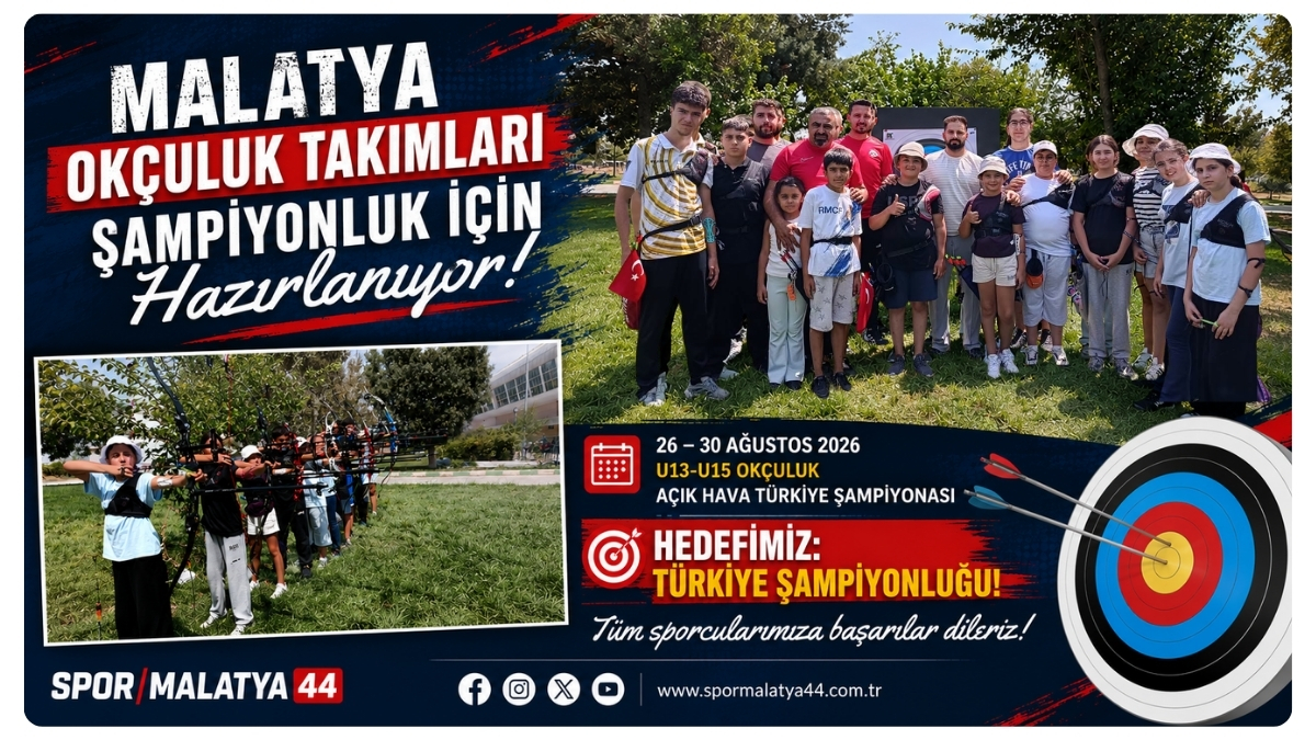 Malatya Okçuluk Takımları Şampiyonluk İçin Hazırlanıyor