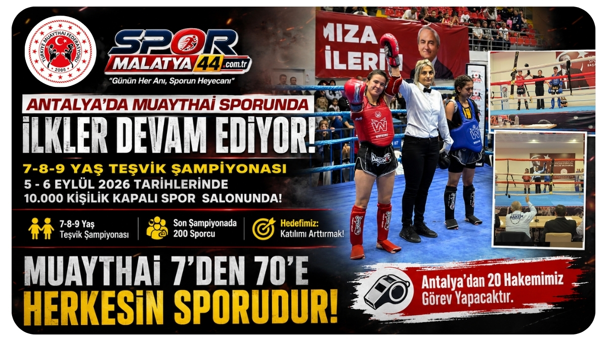 Antalya’da Muaythai Tarihinin Yeni Perdesi Açılıyor! 7’den 70’e Herkes İçin Büyük Buluşma