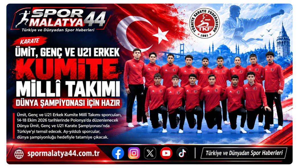 Ümit, Genç Ve U21 Erkek Kumite Millî Takımı Dünya Şampiyonası İçin Hazır