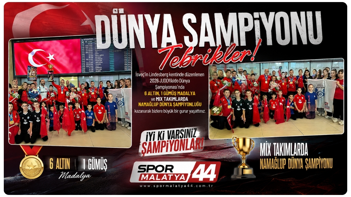 Özel Sporcular Judown Millî Takımı Dünya Şampiyonu Olarak Yurda Döndü