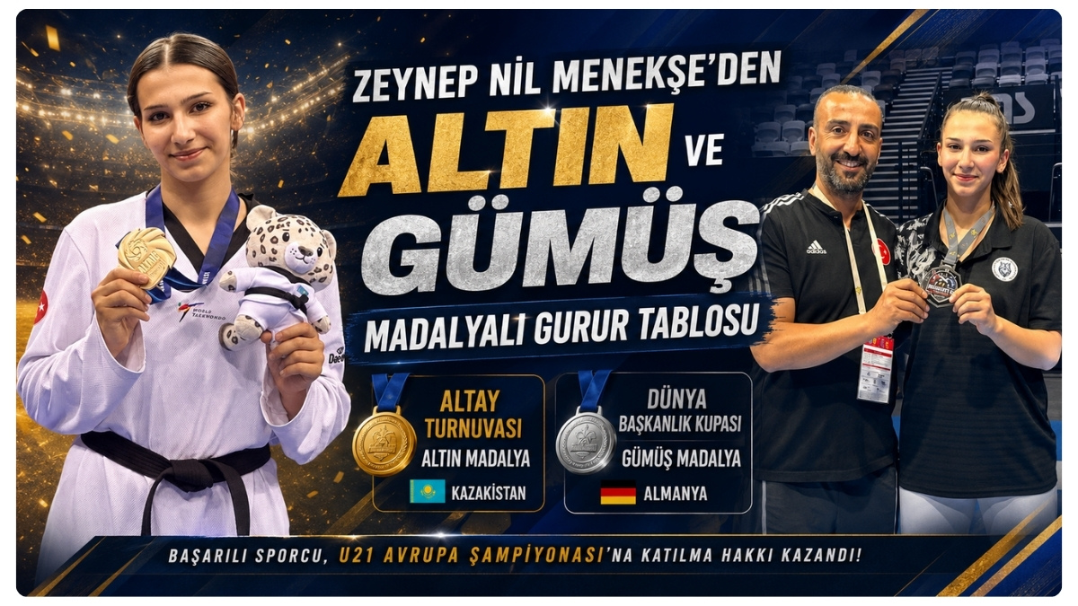 Zeynep Nil Menekşe'den Altın Ve Gümüş Madalyalı Gurur Tablosu
