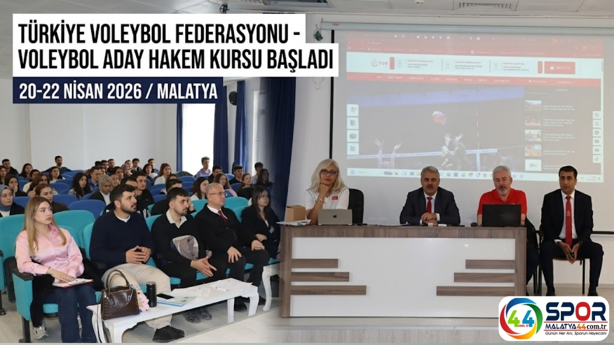 Voleybol Aday Hakem Kursu Başladı