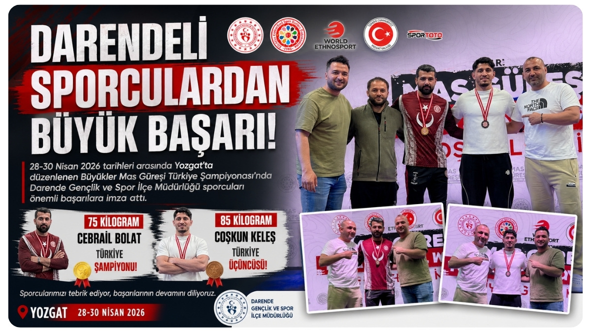 Darendeli Sporculardan Büyük Başarı!