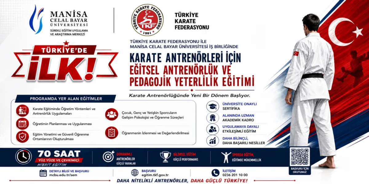 KARATE ANTRENÖRLERİNE ÜNİVERSİTE DESTEKLİ EĞİTİM PROGRAMI